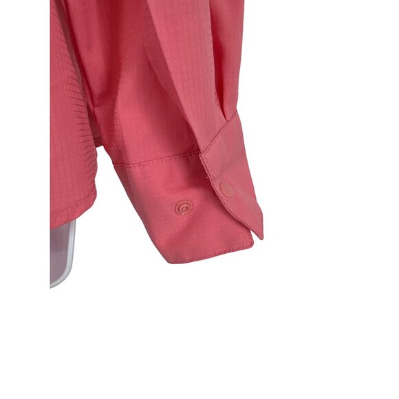 Columbia PFG Womens Roll Tab Long-Sleeve Snap Front Vented Fishing Shirt Sz XL - Picture 6 of 14